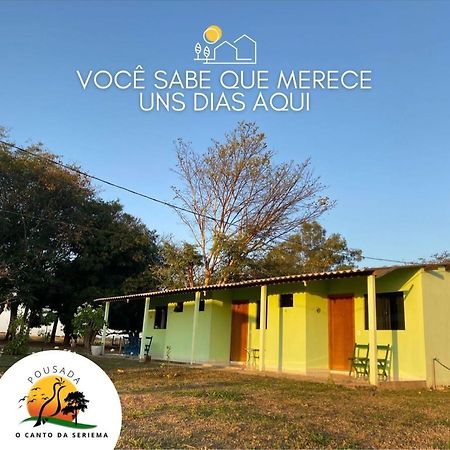 Pousada O Canto Da Seriema Nobres Esterno foto