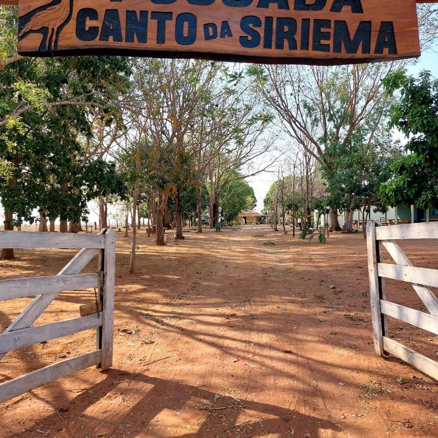 Pousada O Canto Da Seriema Nobres Esterno foto